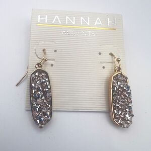 Gold and Silver Dangle Earrings